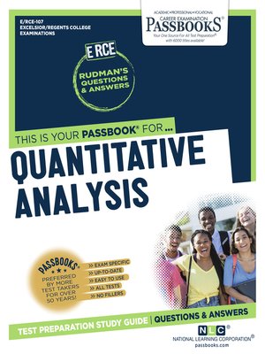 cover image of Quantitative Analysis